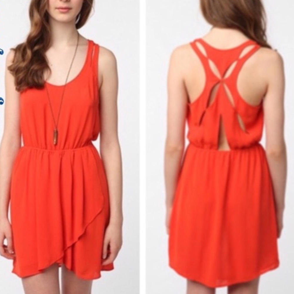Silence and Noise orange summer dress